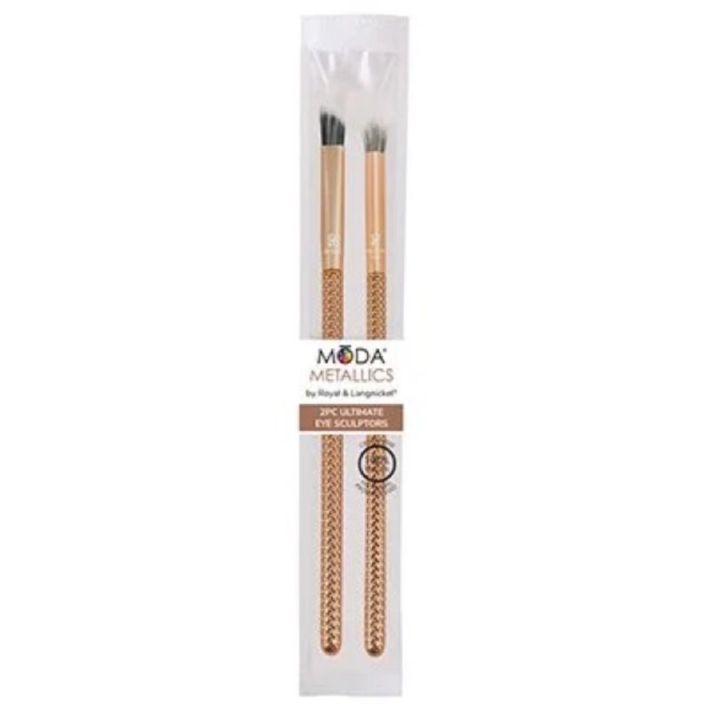 NWT MODA Ultimate Eye Sculptors Brushes (2)